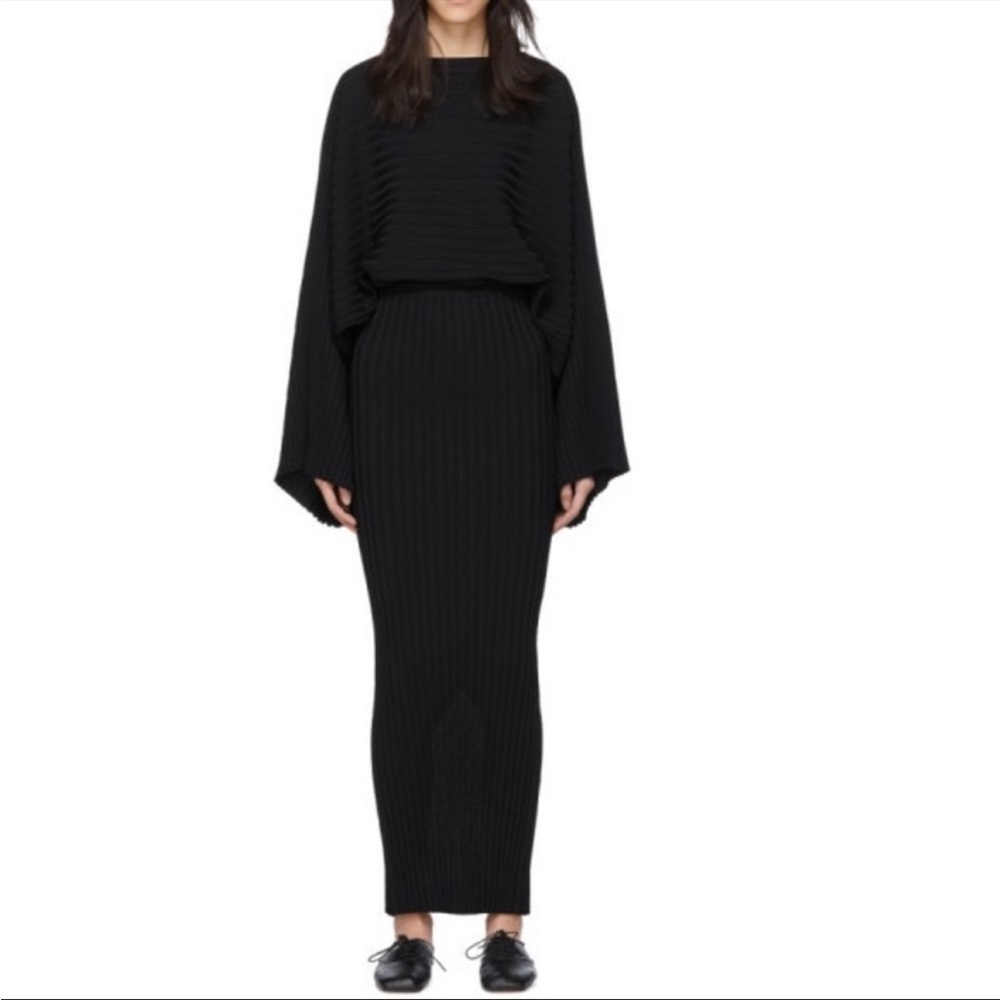 Toteme Maristella Black Dress